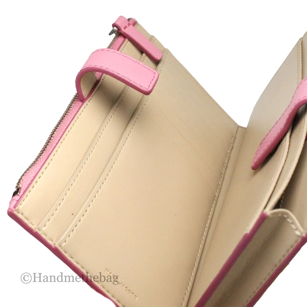 Marc Jacobs The J Marc Phone Wristlet Candy Pink Sizemooth Leather Wallet