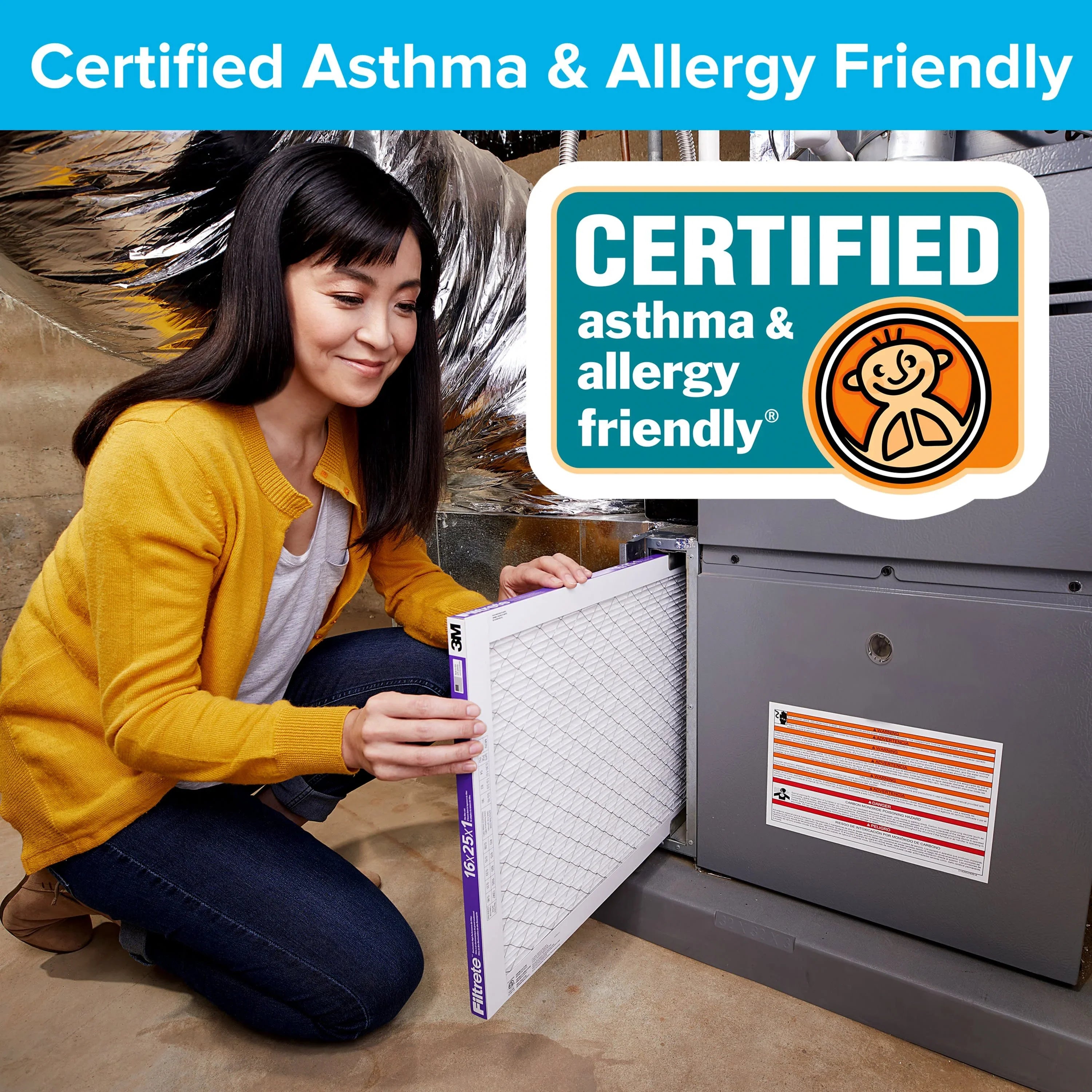 Filtrete by 3M 20x25x6, MERV 12, Allergen, Bacteria & Virus HVAC Furnace Air Filter, 1550 MPR, 1 Filter