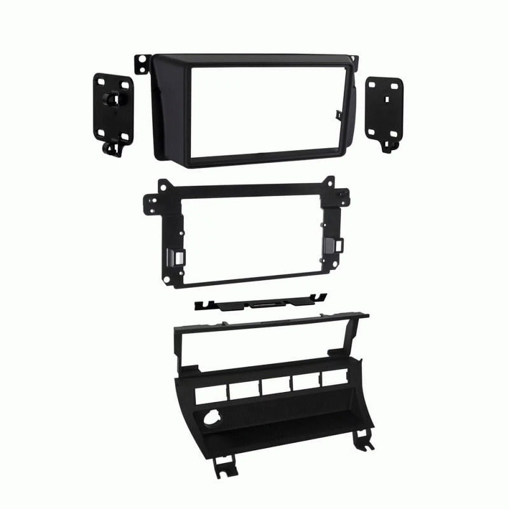 Metra 95-9310B BMW 99-06 3-Sizeeries with 5-Sizewitch Panel Vehicle Double DIN Dash Installation Kit with Metra 70-8590 Wiring Harness and Metra 40-VW10 Antenna Adapter