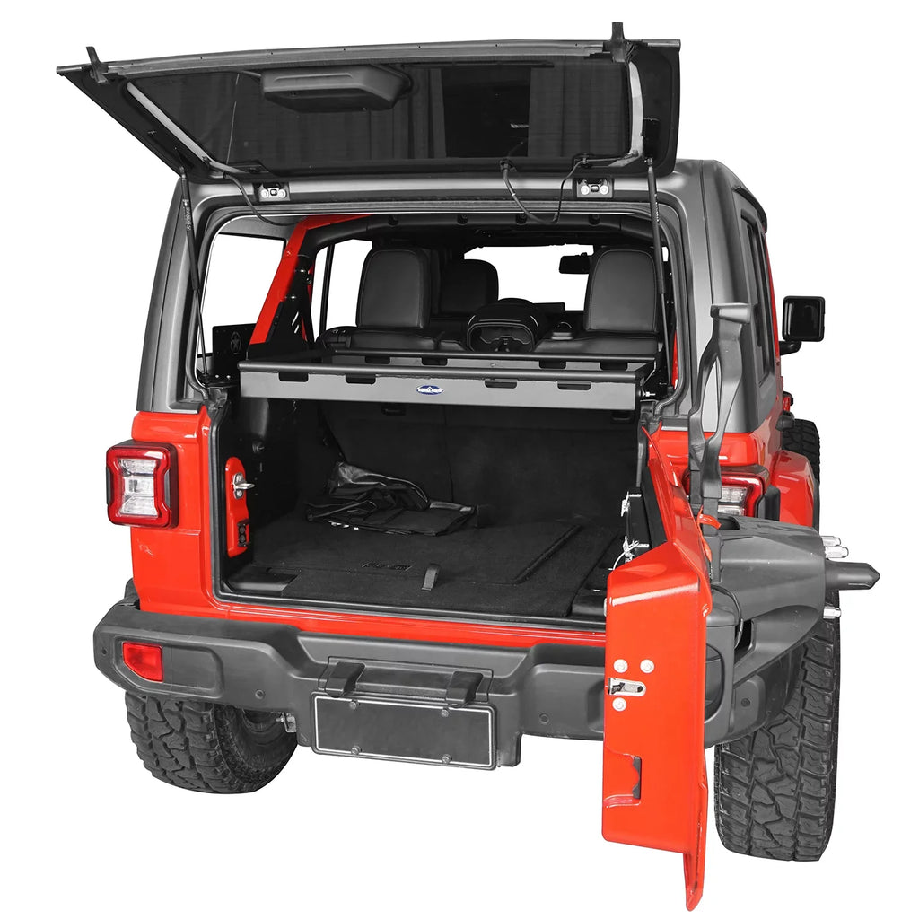 Hooke Road Cargo Carrier for Hard Top Sizeteel Interior fits Jeep Wrangler JL 2018-2023