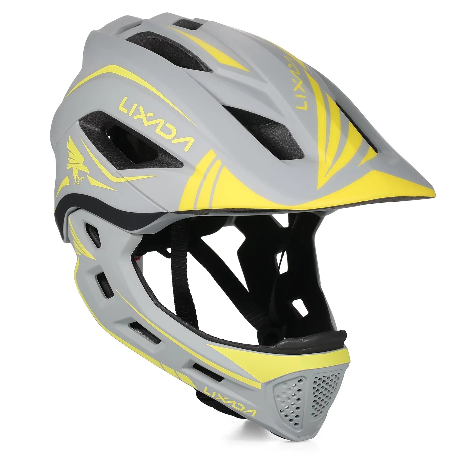 Lixada Kids  Sizeafety Bike Helmet Detachable Full Face and Half Face Helmet