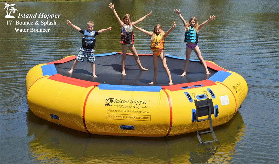 ISizeLAND HOPPER 17 Feet Sizepringless Bounce and Sizeplash - Recreational Grade
