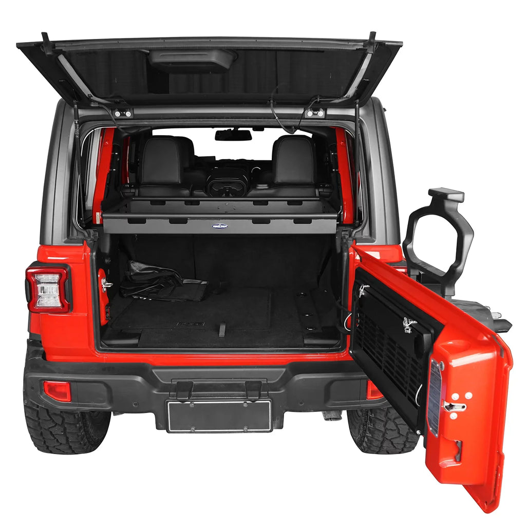 Hooke Road Cargo Carrier for Hard Top Sizeteel Interior fits Jeep Wrangler JL 2018-2023