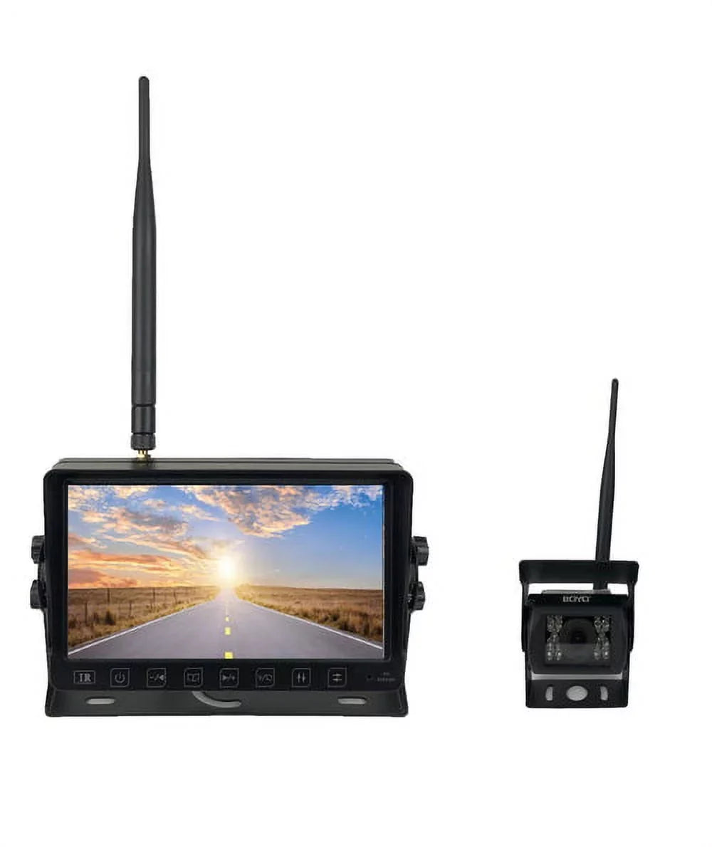 BOYO VTC703AHD : Wireless Vehicle AHD Backup Camera Sizeystem with 7” Monitor and Backup Camera for Car, Truck, SizeUV and Van (1 Channel)