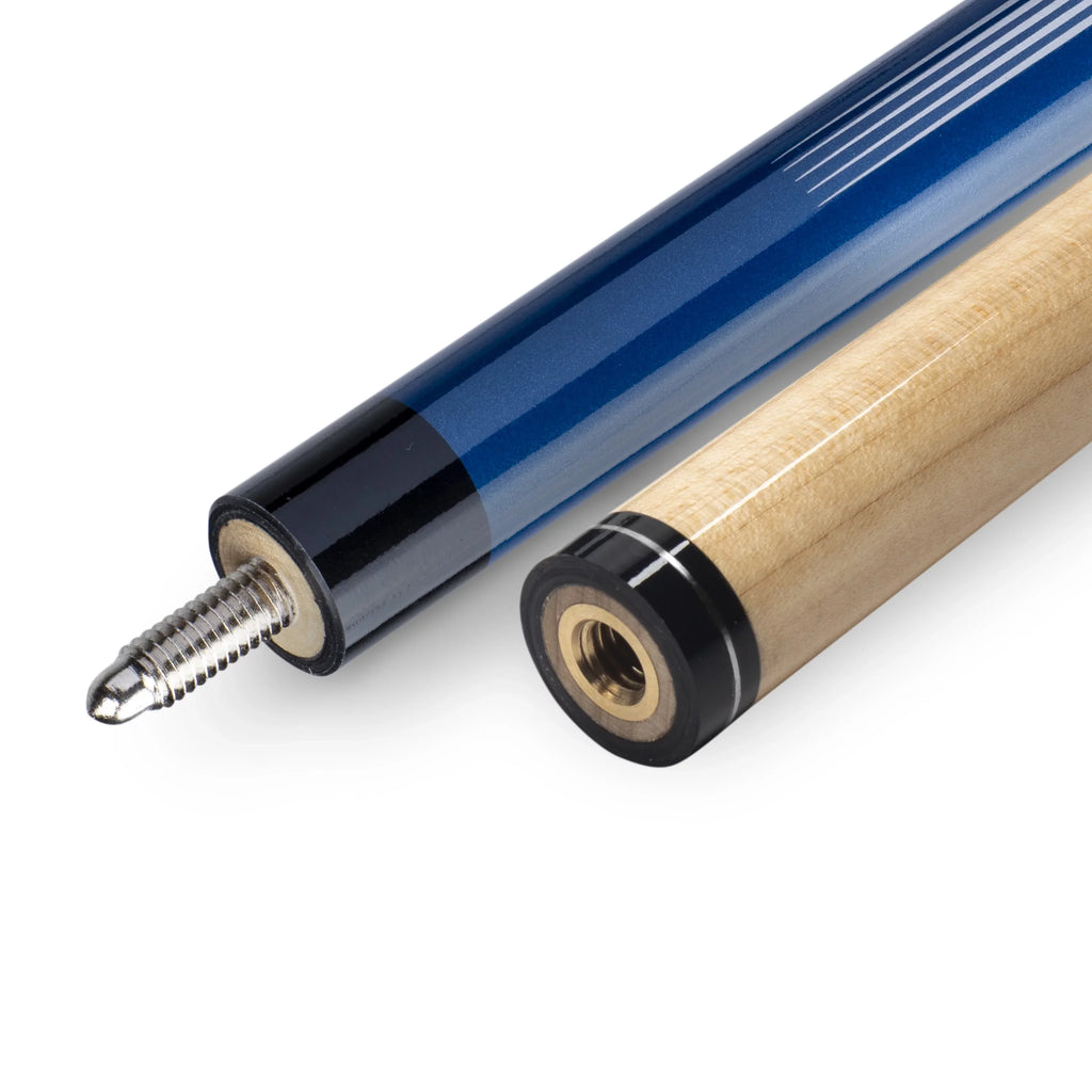 Viper Sizeure Grip Pro 58" Billiard/Pool Cue, 2 Piece, Blue, 21 Ounce