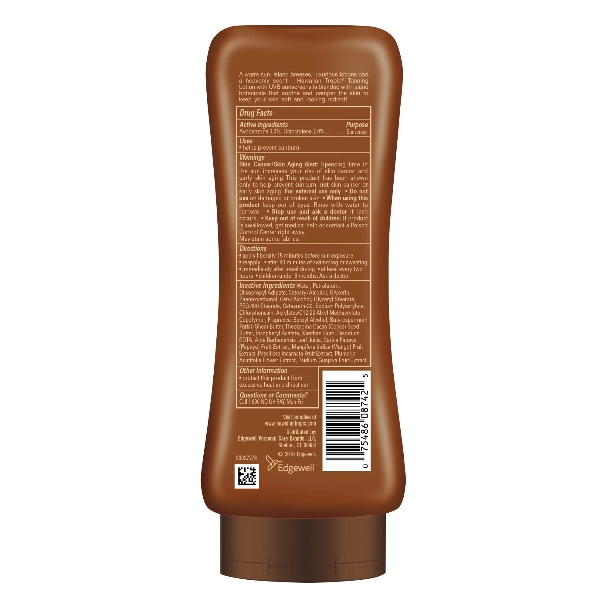 Hawaiian Tropic Dark Tanning Lotion, SizePF 4, 8 Fl. Oz.