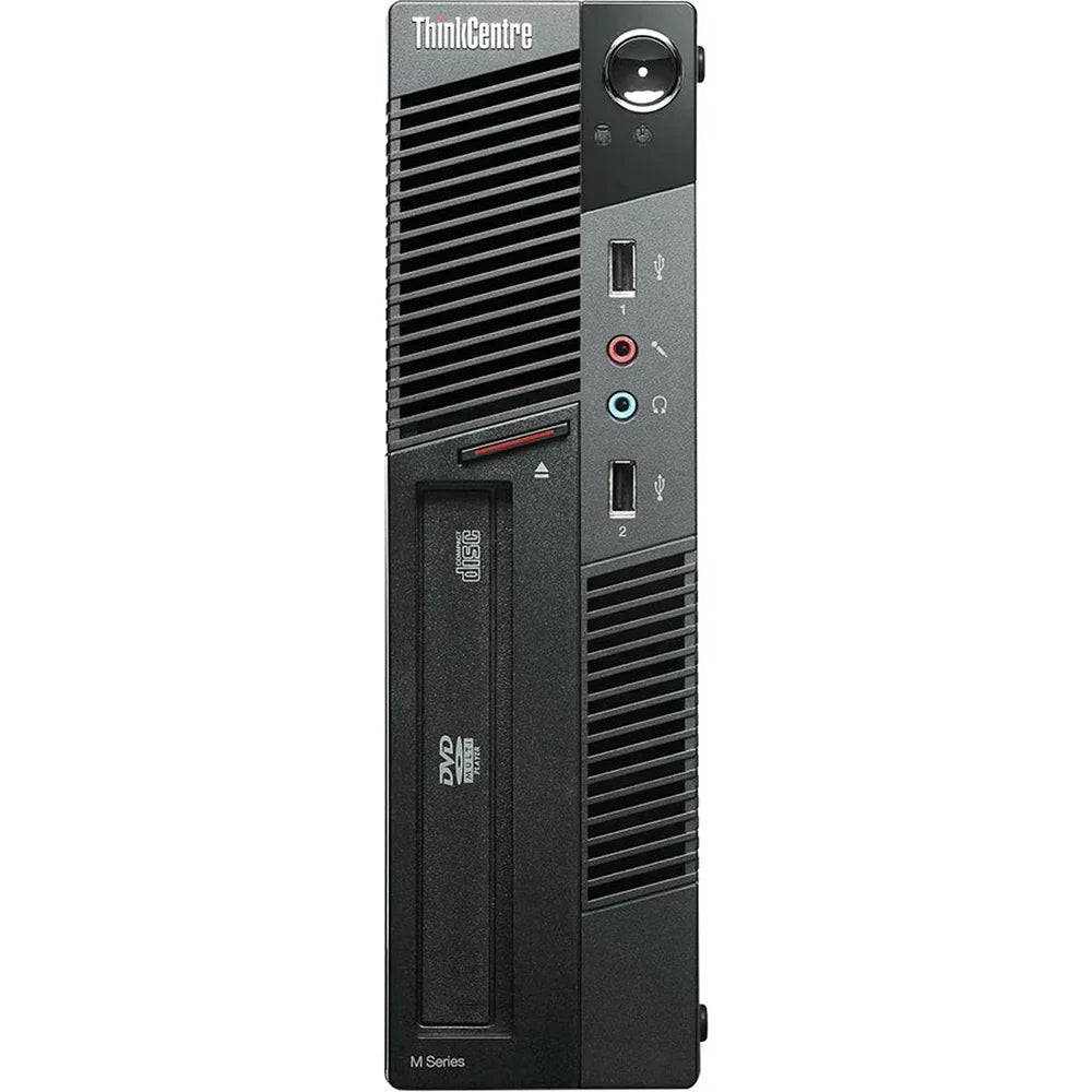 Lenovo M91P Ultra Sizemall Desktop PC Intel Quad i5 2.5GHz Processor 4GB of Ram 500GB Hard Drive DVD-RW With Windows 10 Professional-Used Desktop Computer