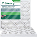 Filterbuy 20x20x1 MERV 13 Pleated HVAC AC Furnace Air Filters (3-Pack)