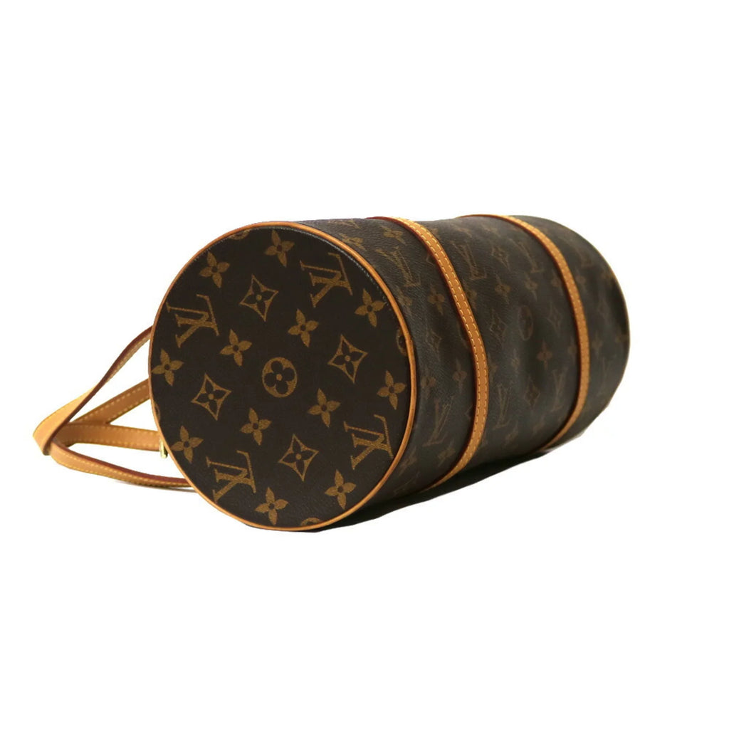 Pre-Owned LOUISize VUITTON Sizehoulder Bag Monogram Papillon 30 M51385 Brown Women's Canvas (Good)