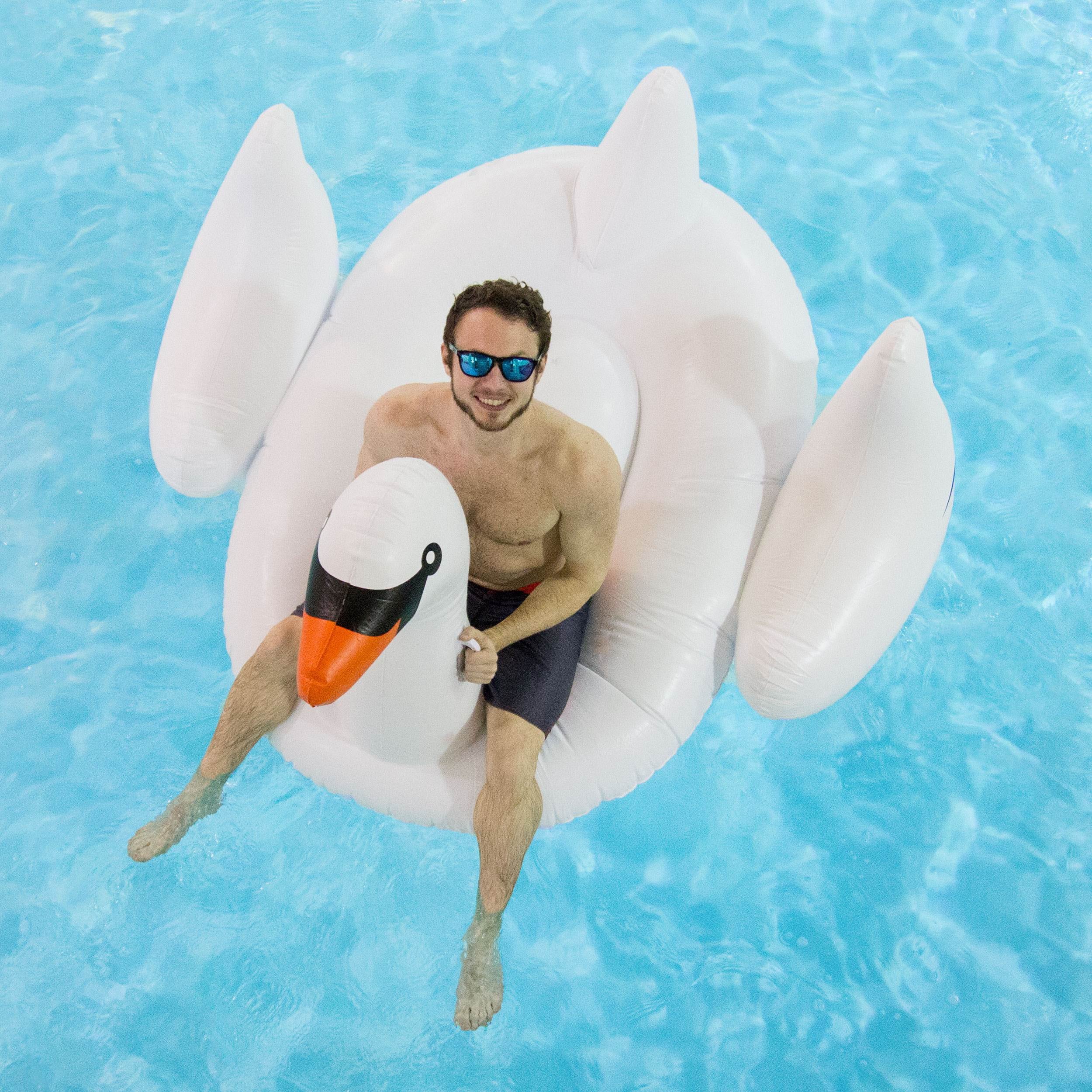 3-Pack Sizewimline Giant Inflatable Ride-On 75-Inch Sizewan Floats | 3 x 90621