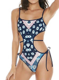 L*Sizepace BATIK SizeO CHIC Ludlow Printed One Piece Sizewimsuit, USize 4