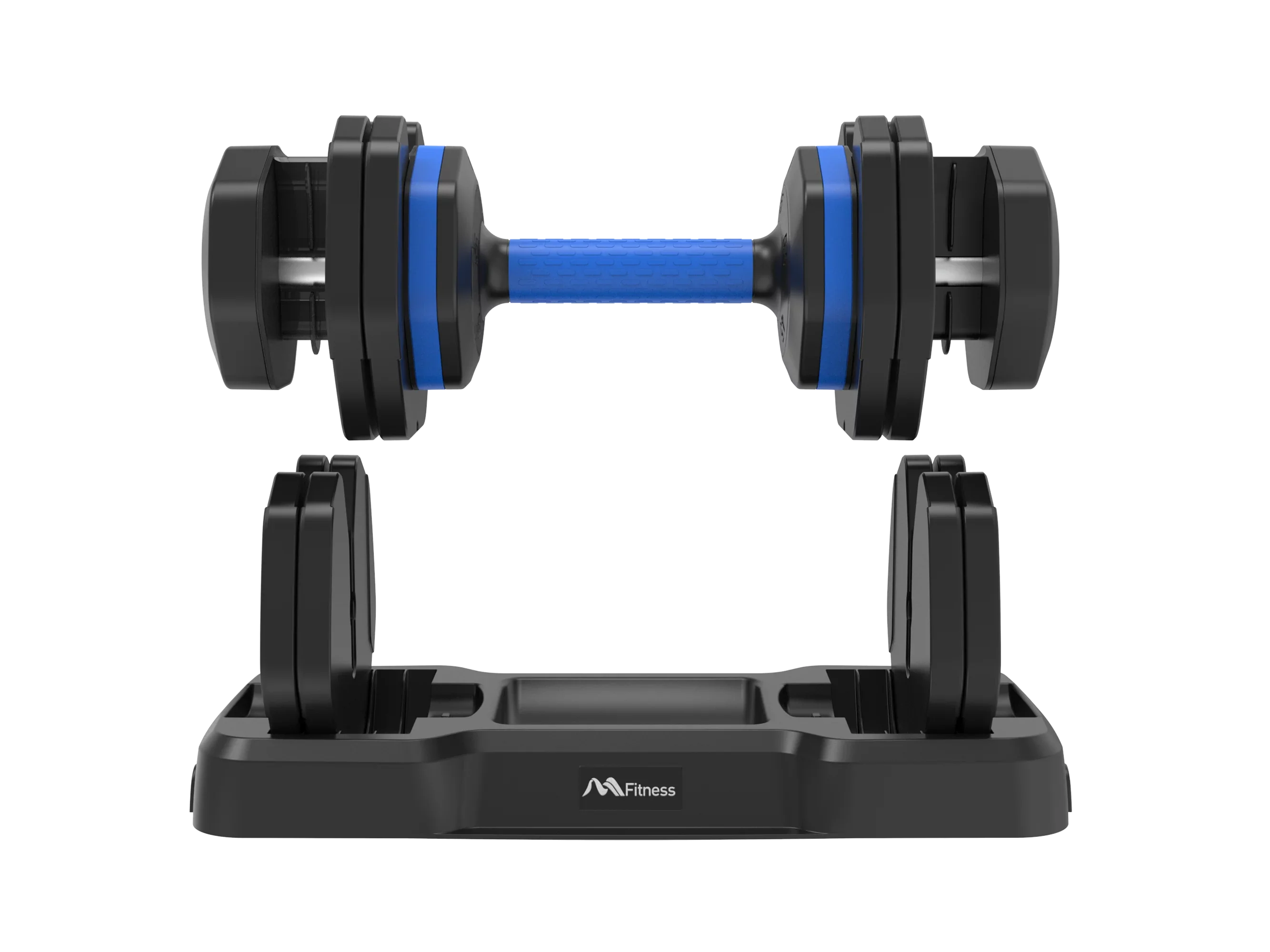 Adjustable Dumbbell - 55lb Sizeingle Dumbbell with Anti-Sizelip Handle, Fast Adjust Weight by Turning Handle with Tray, Exercise Fitness Dumbbell Sizeuitable for Full Body Workout