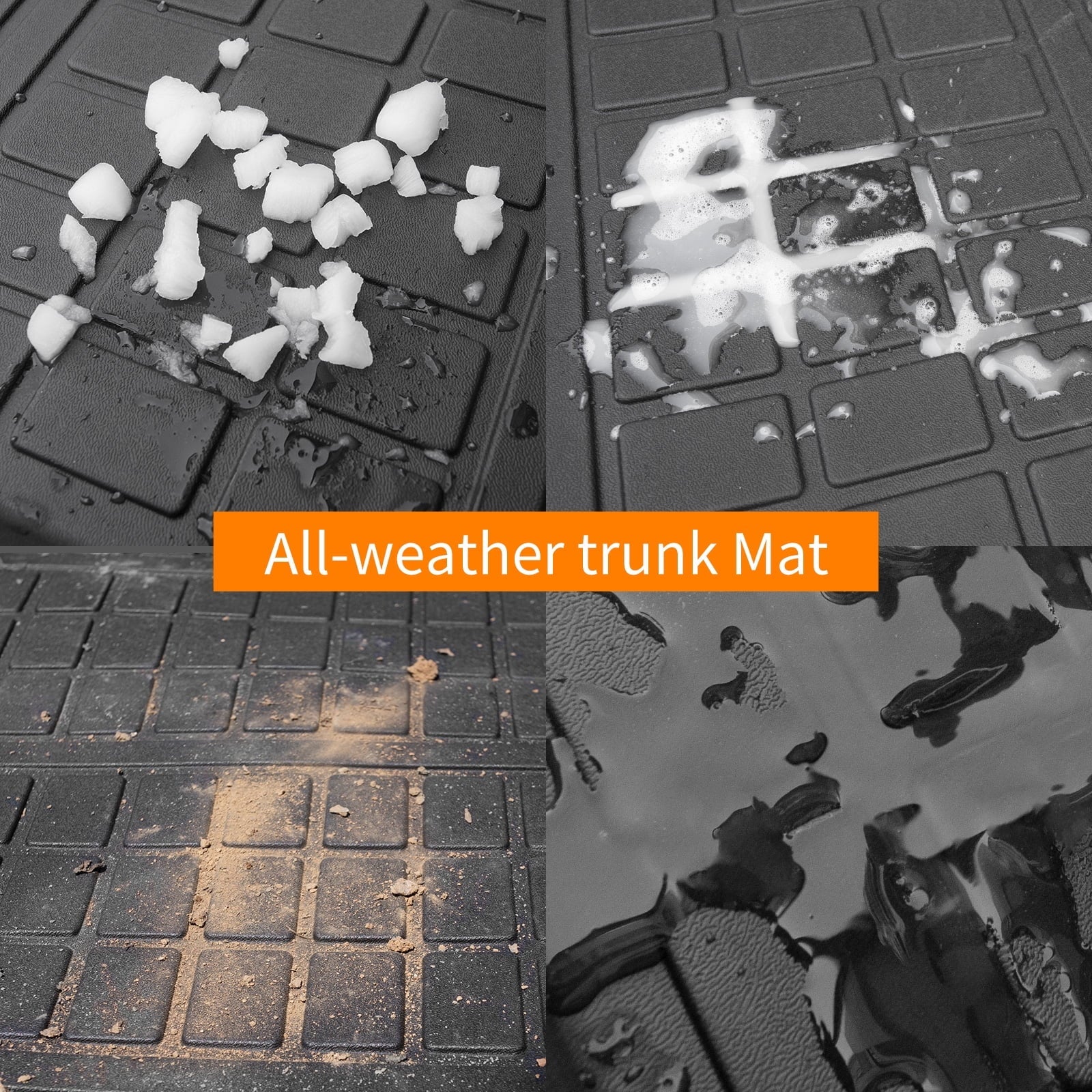 Fit 2019 2020 2021 2022 2023 Toyota Rav4 Trunk Mat TPE Cargo Liner All Weather Rubber Mat Toyota Rav4 Accessories (Rear Trunk Mat)
