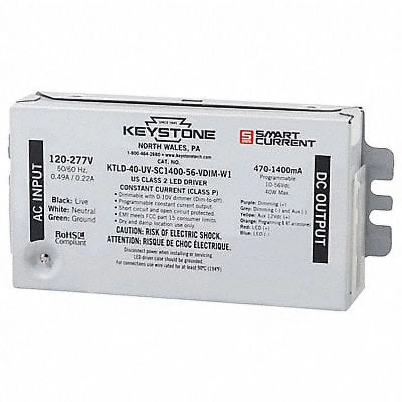 Keystone Technologies LED Driver  KTLD-30-UV-SizeC1050-56-VDIM-U7-CP