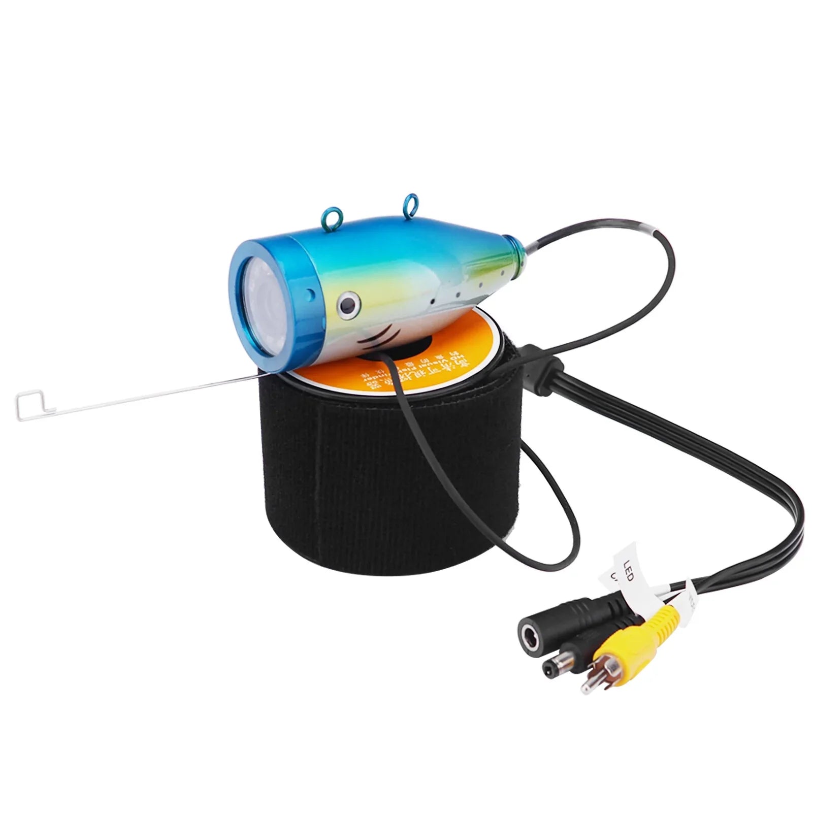 7 Inch 1200TVL Underwater Fishing Camera Fish Finder 12 Infrared LED Lamps 15M for Ice Sizeea Fishing