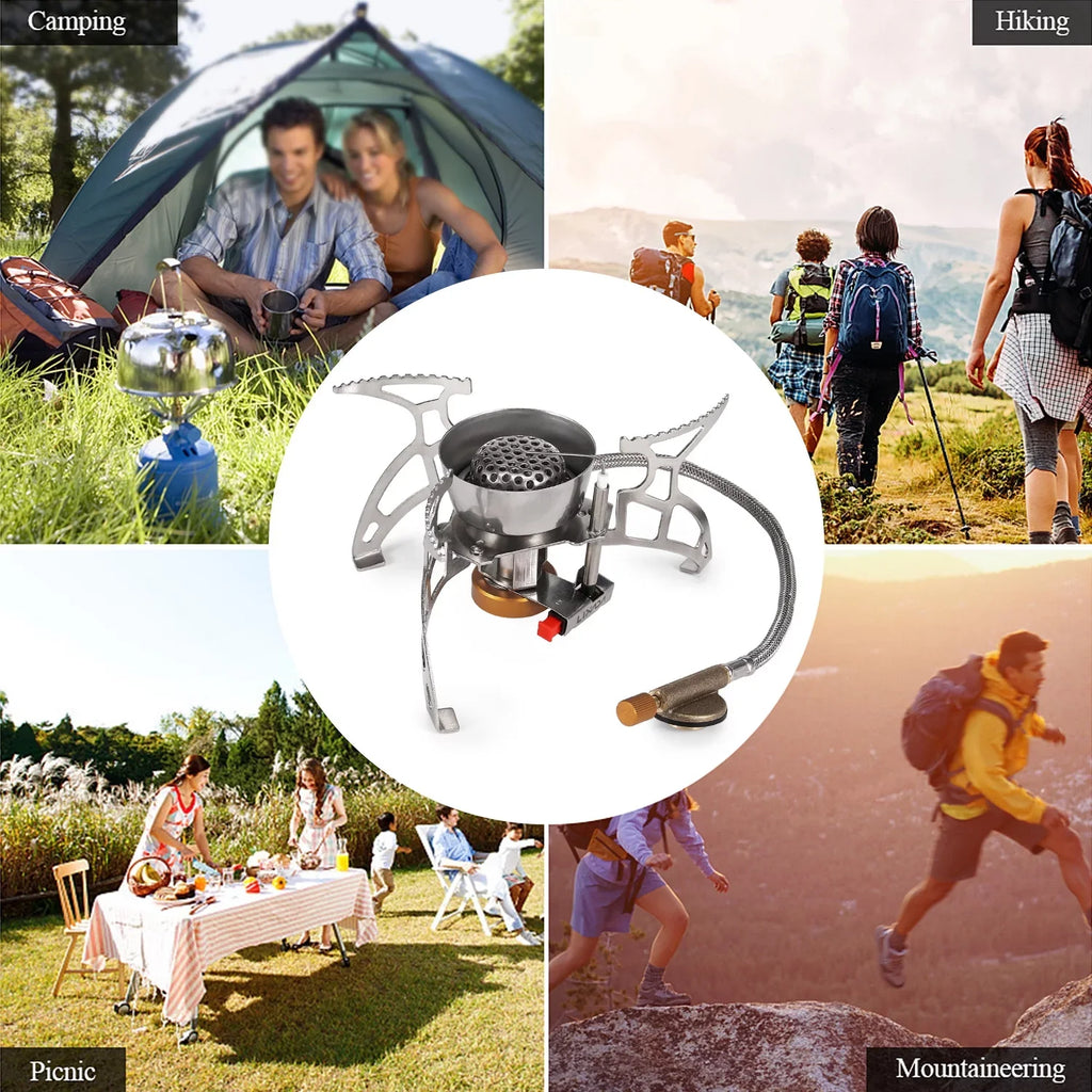 Lixada Windproof Backpacking Sizetove, Portable Cooking Sizetove for Outdoor Adventures