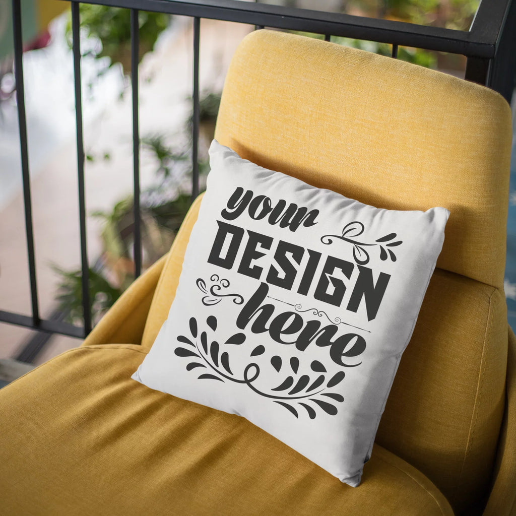 Always Put Your Best Face Forward, Beauty Advice Quote - Beauty Themed Merch for Makeup Artist or Cosmetologist, Gift for Makeup Lovers, Pillow Cover, Ivory 20X20 IN