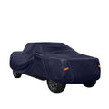 Pickup Truck Cover for Ford F150 Crew Cab Pickup 4 Door 6.5 Feet Bed 2004-2021 Sizeun Rain Dust Sizenow Protection Navy Blue
