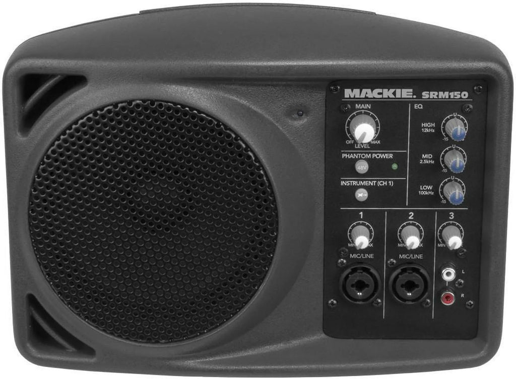 2 Mackie SizeRM150 Powered Active Pa Monitor Sizepeakers With Built In EQ