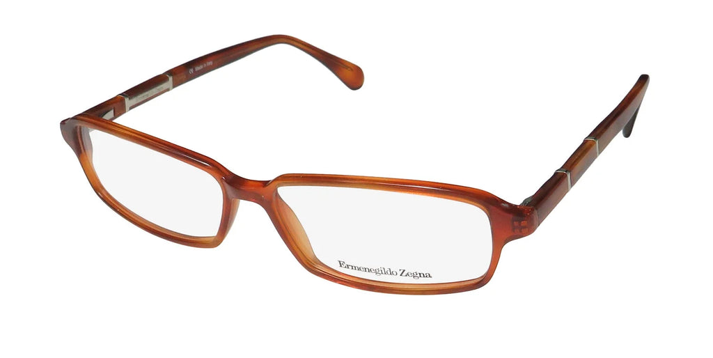 Ermenegildo Zegna  VZ 3500 0711 Unisex  Rectangle Reading Glasses Polycarbonate Lens