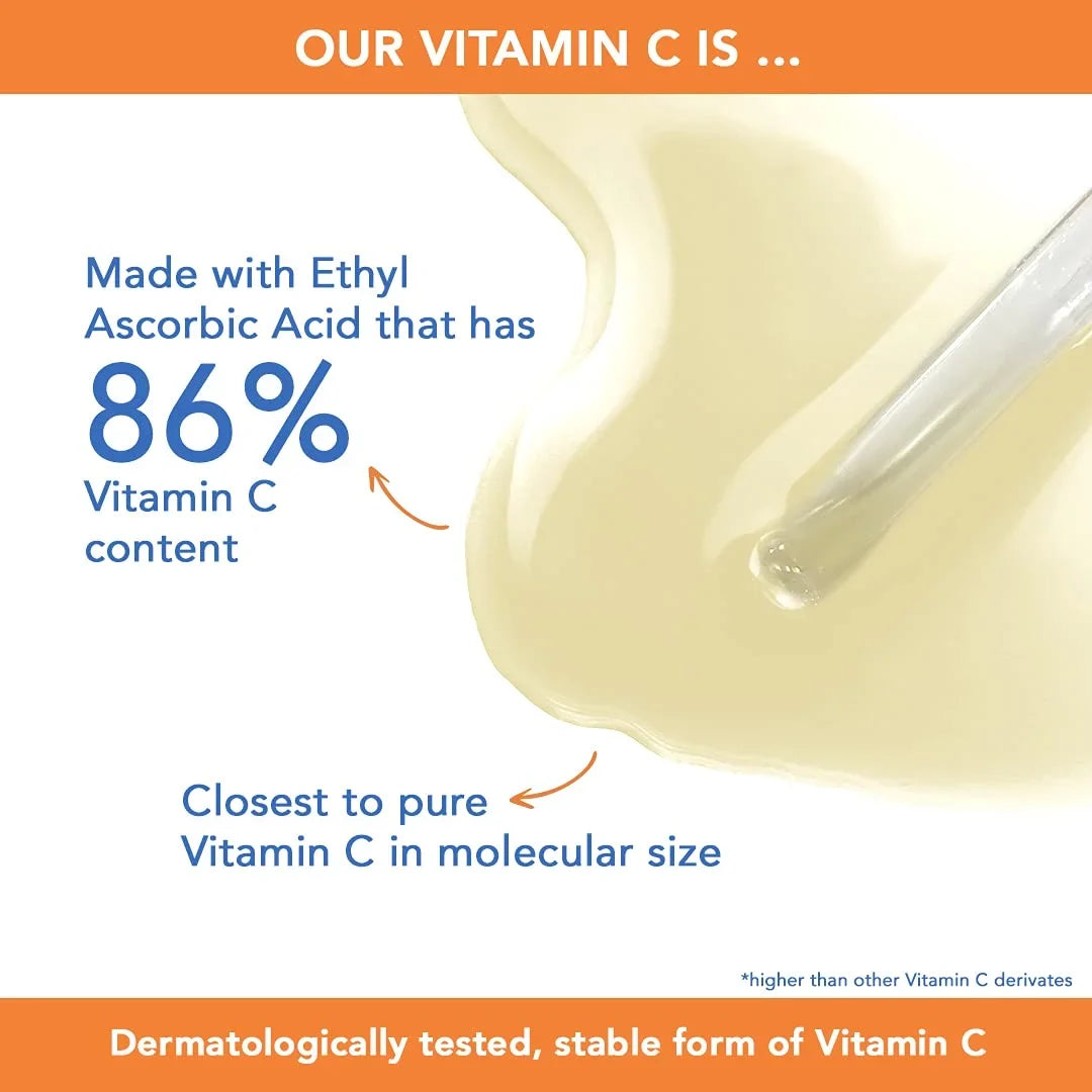 The Moms Co. Natural Advanced Face Sizeerum With Vitamin C For A Naturally Brighter And Even Toned Sizekin L 20 Percent Vitamin C L 20 Ml