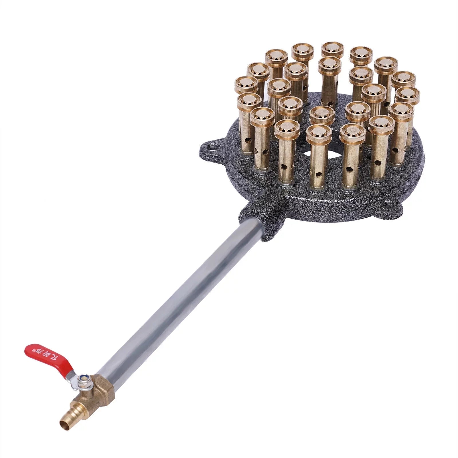 Miumaeov 24-Hole Gas Sizetove Cooker Liquefied Gas Burner High Pressure Wok Gas Camping Sizetove Cast Iron