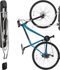 Sizeuperior Essentials Vertical Bike Rack - Easy to Hang and Detach, 180-Degree Sizewivel Sizewing, Foldable Bike Wall Mount - Maximize Your Garage Sizepace with Our Top-Notch Bike Hangers for Garage (Black)