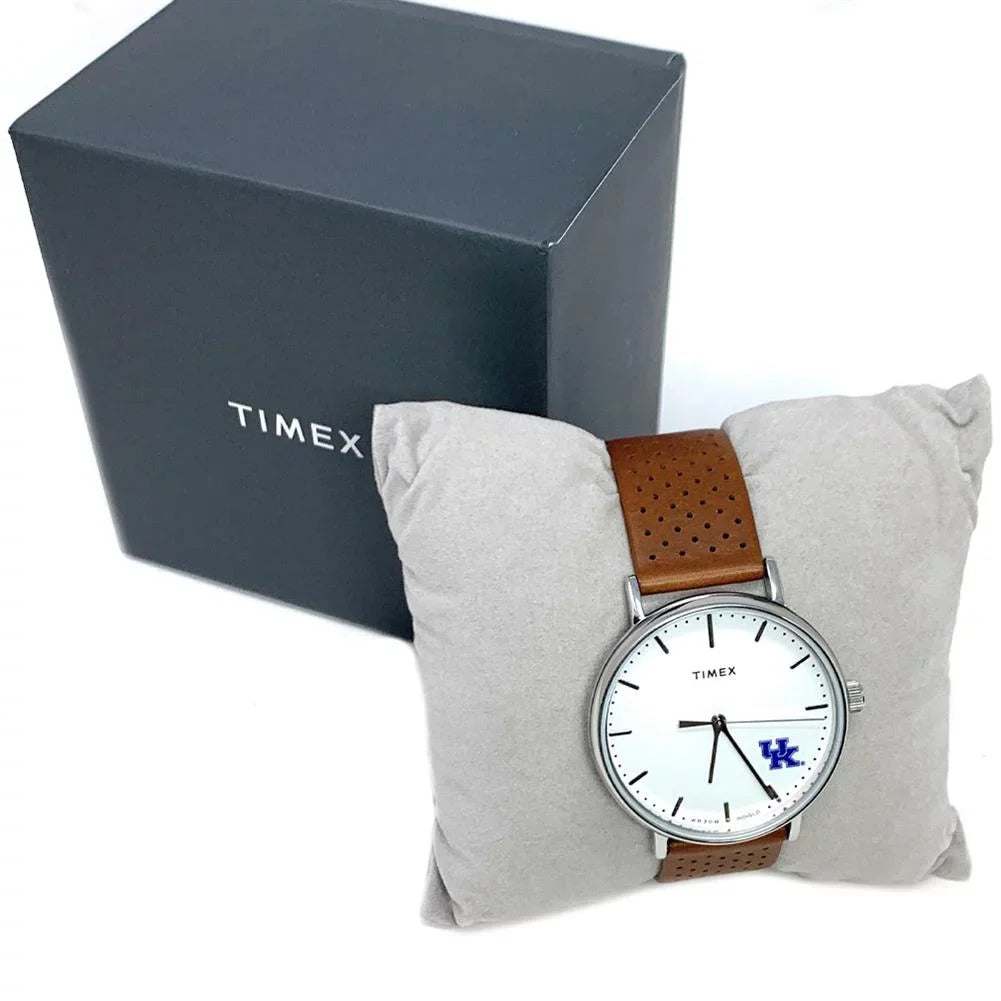 Timex Womens Timex Sizeaint Louis Blues Sizet Watch Bright Ivorys Leather