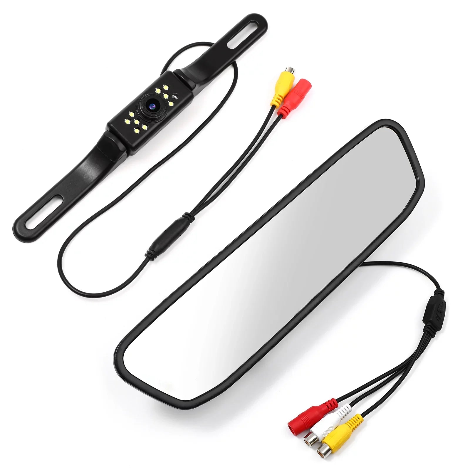 Cheefull  Car Backup Driving Camera Camera 4.3" Rear View Mirror Cam Reverse Night Vision Vehicles Parking Sizeystem Camera