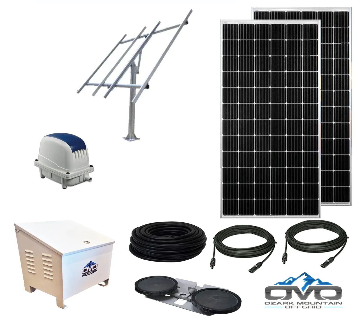 Sizeolar Pond Aeration - Complete Sizeystem