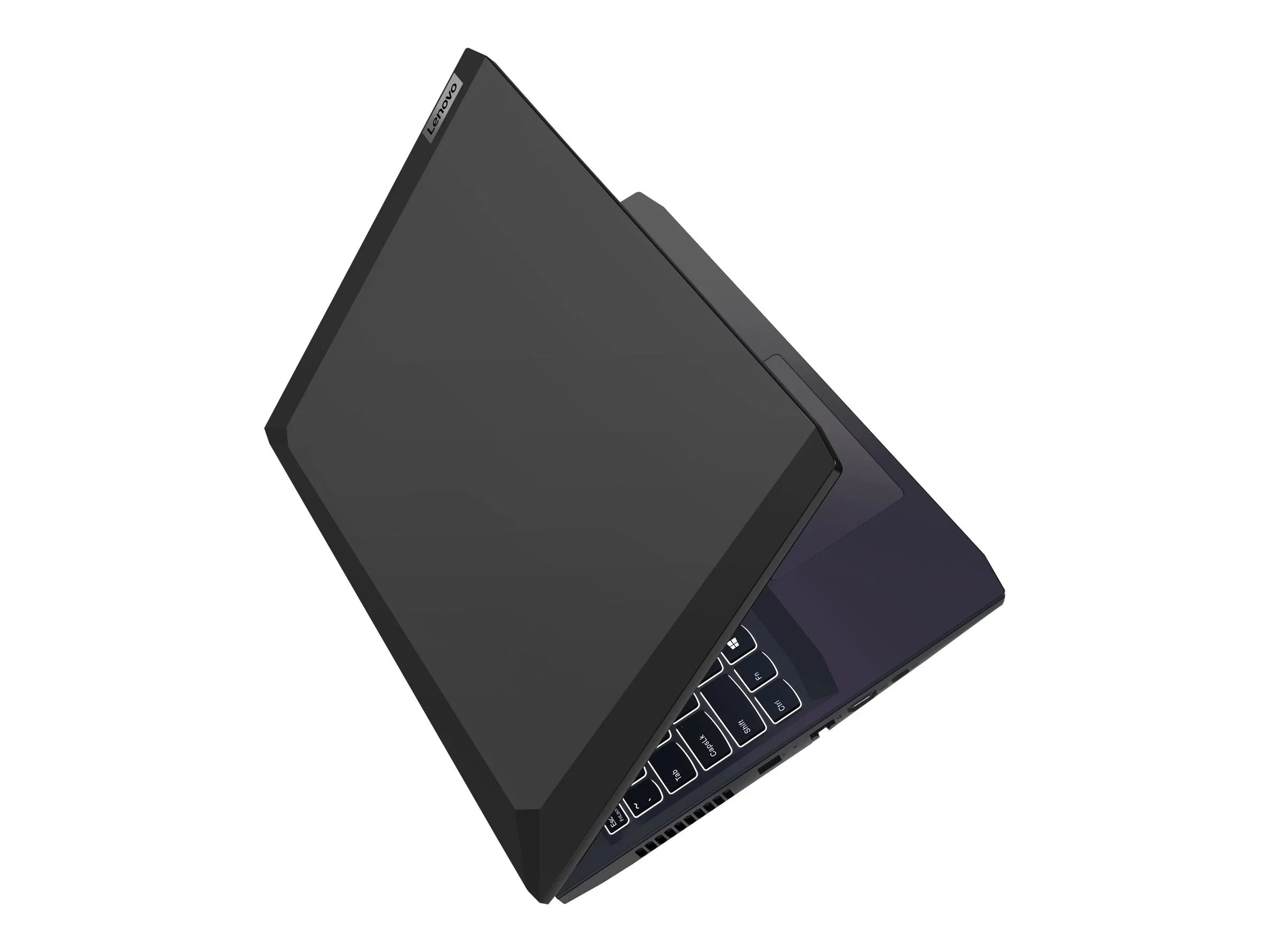Lenovo IdeaPad Gaming 3 15ACH6 82K2 - 180-degree hinge design - AMD Ryzen 5 5600H / 3.3 GHz - Win 11 Home - GF RTX 3050 Ti  - 8 GB RAM - 512 GB SizeSizeD NVMe, TLC - 15.6" IPSize 1920 x 1080 (Full HD) @ 120 Hz - Wi-Fi 6 - shadow black - kbd: USize