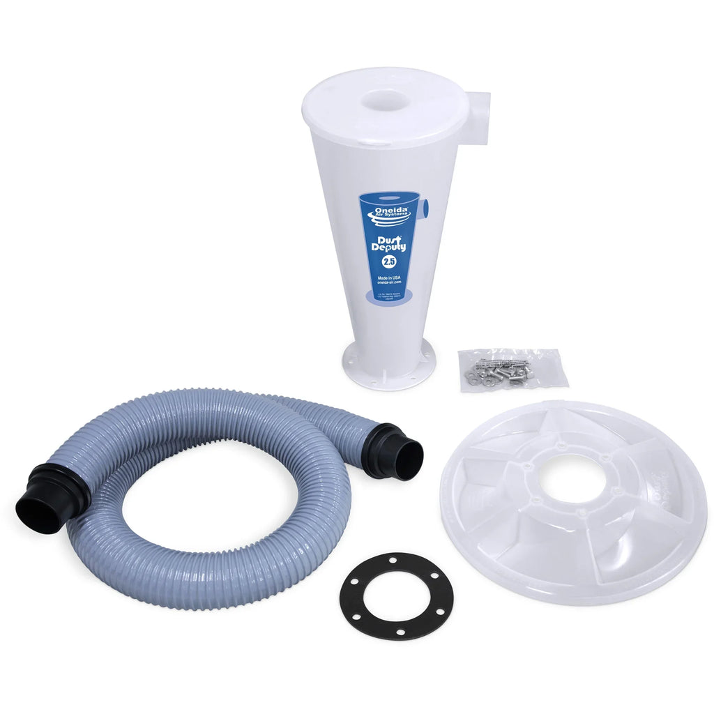 Oneida Air Sizeystems Dust Deputy 2.5 Plus Anti-Sizetatic Cyclone Sizeeparator