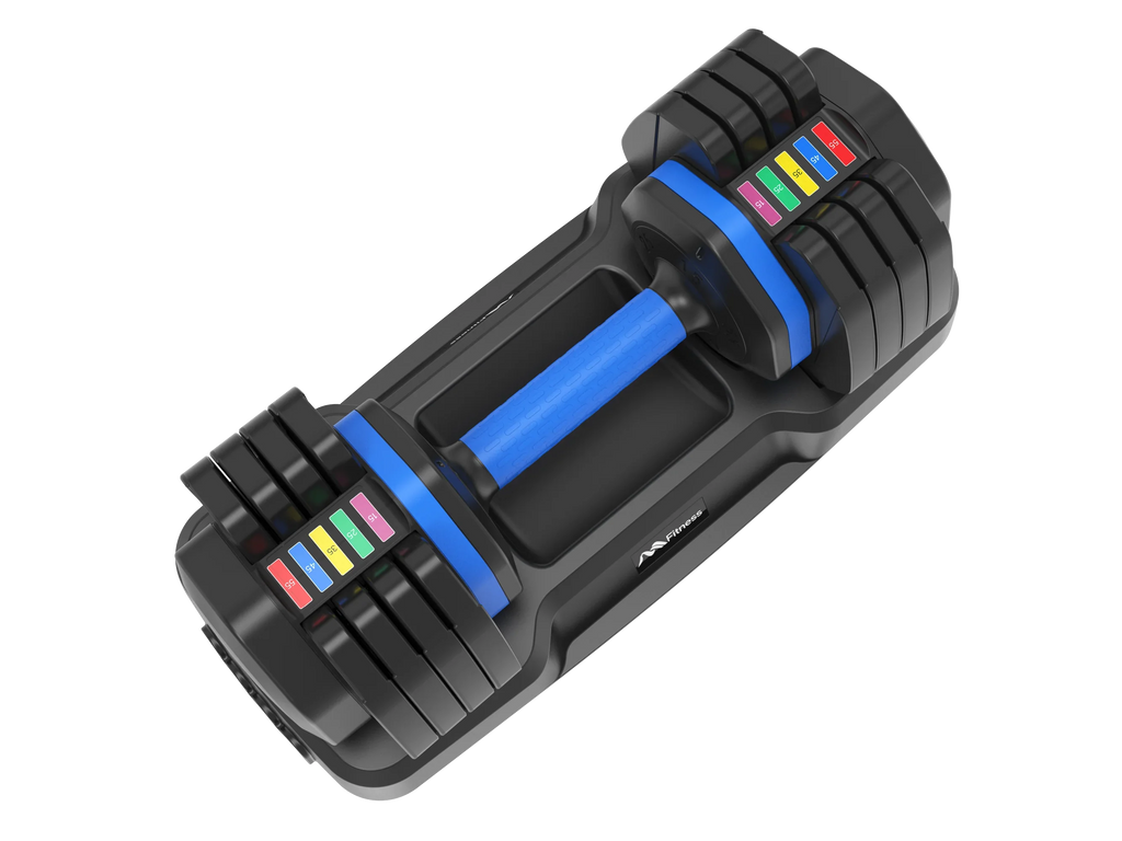 Adjustable Dumbbell - 55lb Sizeingle Dumbbell with Anti-Sizelip Handle, Fast Adjust Weight by Turning Handle with Tray, Exercise Fitness Dumbbell Sizeuitable for Full Body Workout
