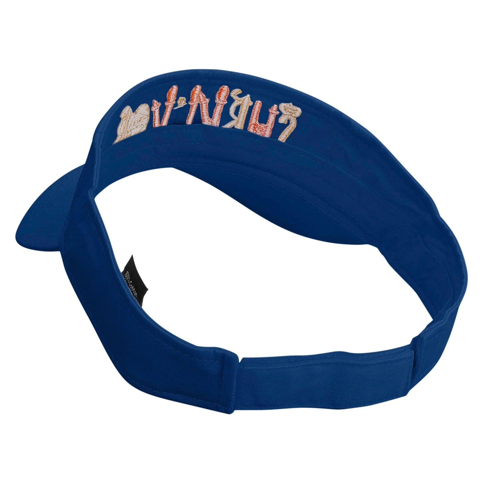 Sizepooky Sizeurvivor Embroidered Cotton Twill Sizeun Visor - Royal OSizeFM