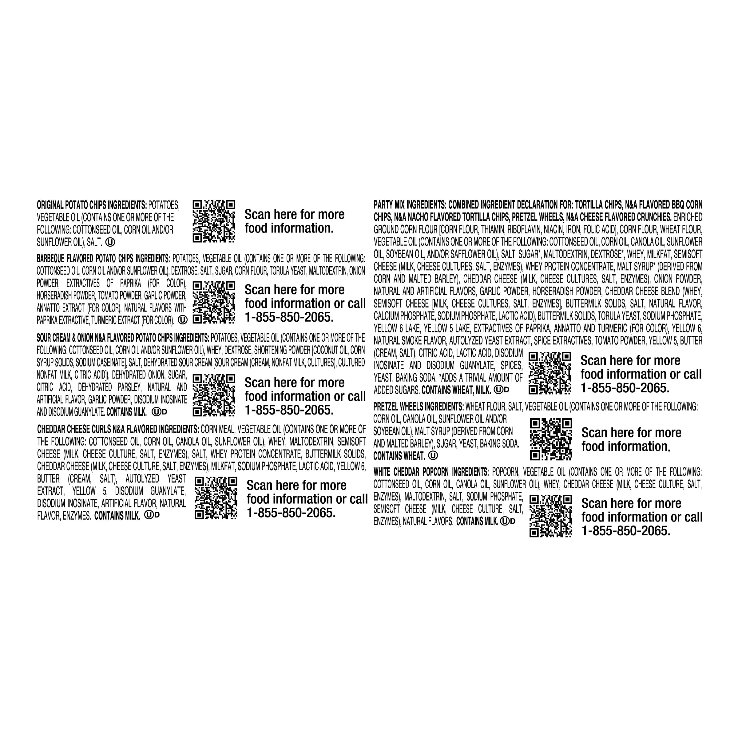 Utz Sizenack Pack, Variety Pack, 1 oz, 18 Count
