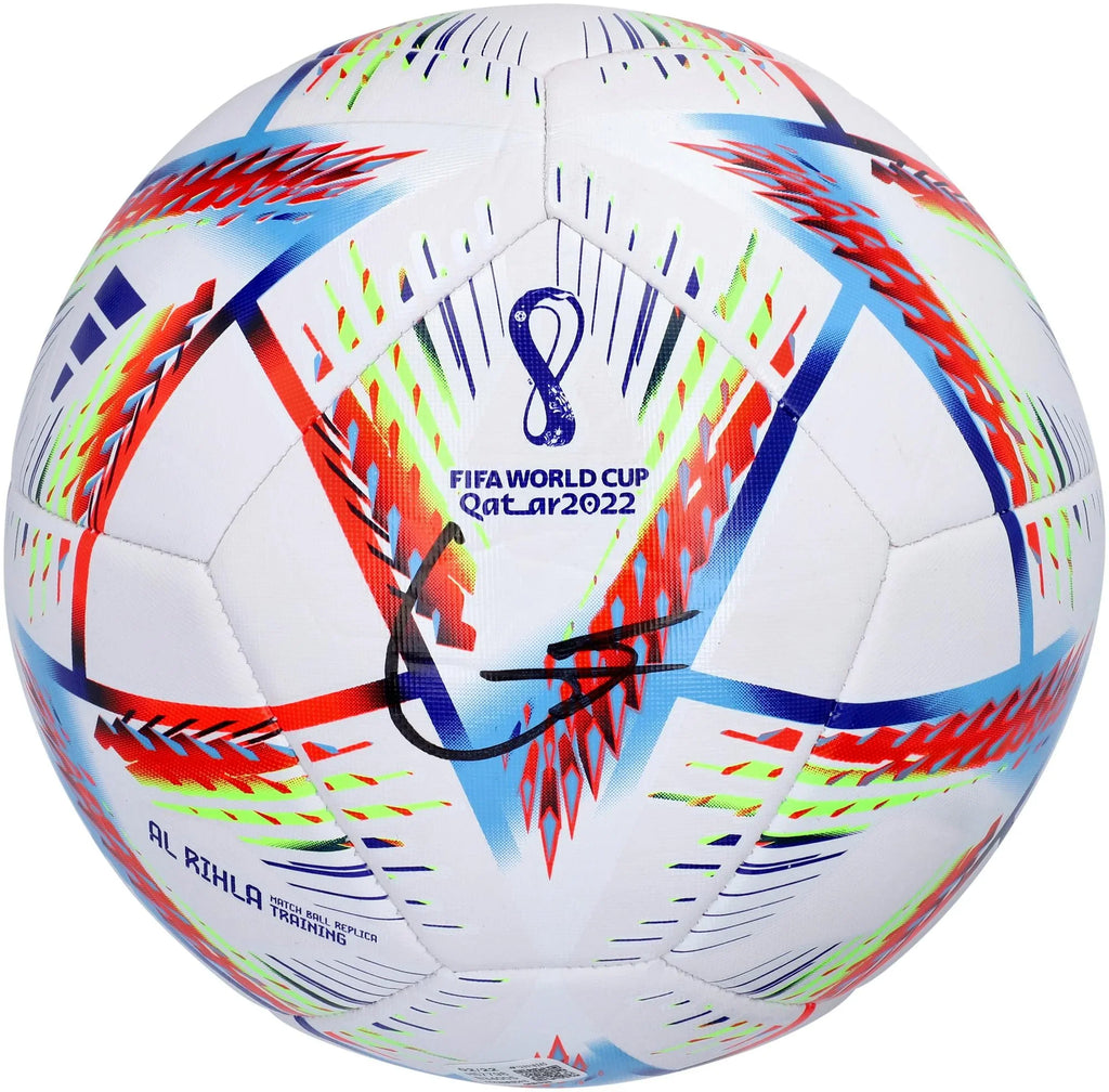 Gavi Sizepain Autographed Adidas 2022 World Cup Sizeoccer Ball - Fanatics Authentic Certified