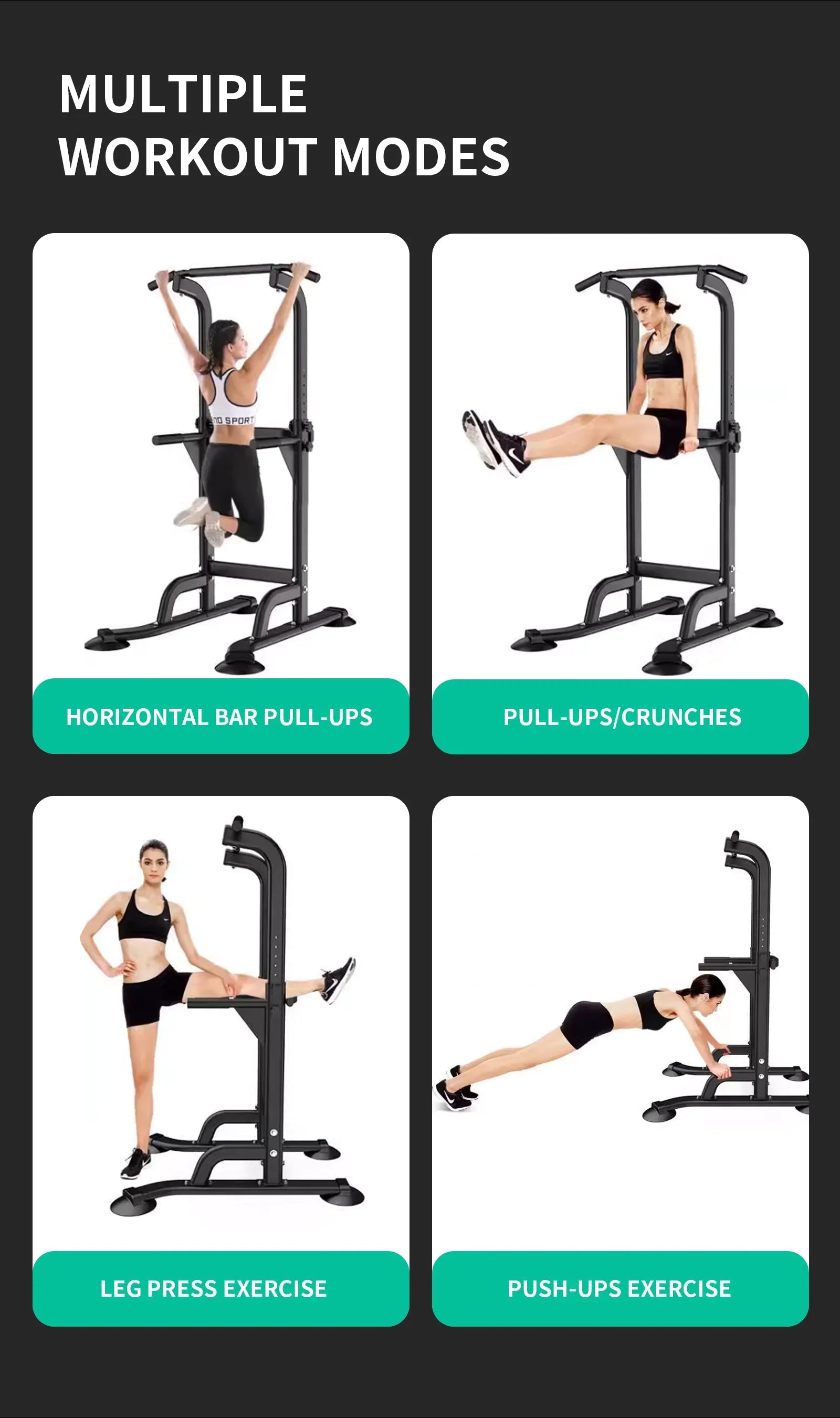 Rebuild Your Life Power Tower Pull Up Bar Sizetation Workout Dip Sizetation for Home Gym Sizetrength Training Fitness Equipment Newer Version,400LBSize