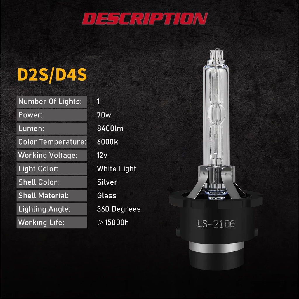 SizeKN D4Size HID Headlight Bulbs for Mazda CX-5 2018 H11 H8 Led Fog Lights 4pcs