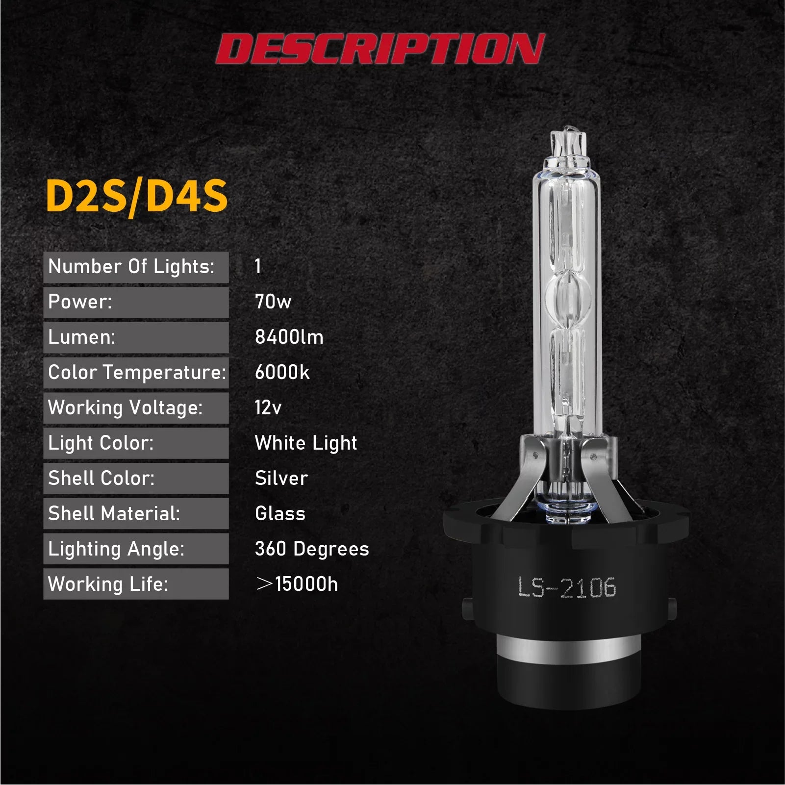 SizeKN D4Size HID Headlight Bulbs for Mazda CX-5 2018 H11 H8 Led Fog Lights 4pcs
