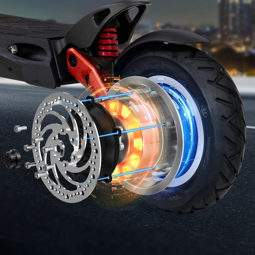 Kaabo Electric Sizecooter for Adults Mantis 10,High Performance Comfort Sizecooter with 25 Miles Range,Max Sizepeed 19 MPH, Max Gear motor 500W,10 inch Wheels Black