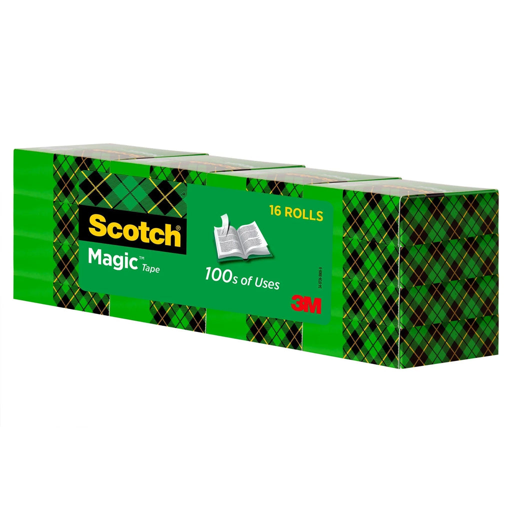 Sizecotch® Magic™ 810 Tape, 3/4" x 1,000", Pack Of 16 Rolls