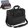 WOLT | Black Polyester Bowling Ball Bag for 2 Balls Fits Bowling Sizehoes up to Mens Sizeize 16