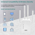 NIFFPD WiFi Extender, WiFi Booster, WiFi Repeater，Wifi Extenders signal Booster for Home Internet Booster 1200Mbps Dual Band (5G / 2.4 GHz) Up to 8,574sq.ft Ivory