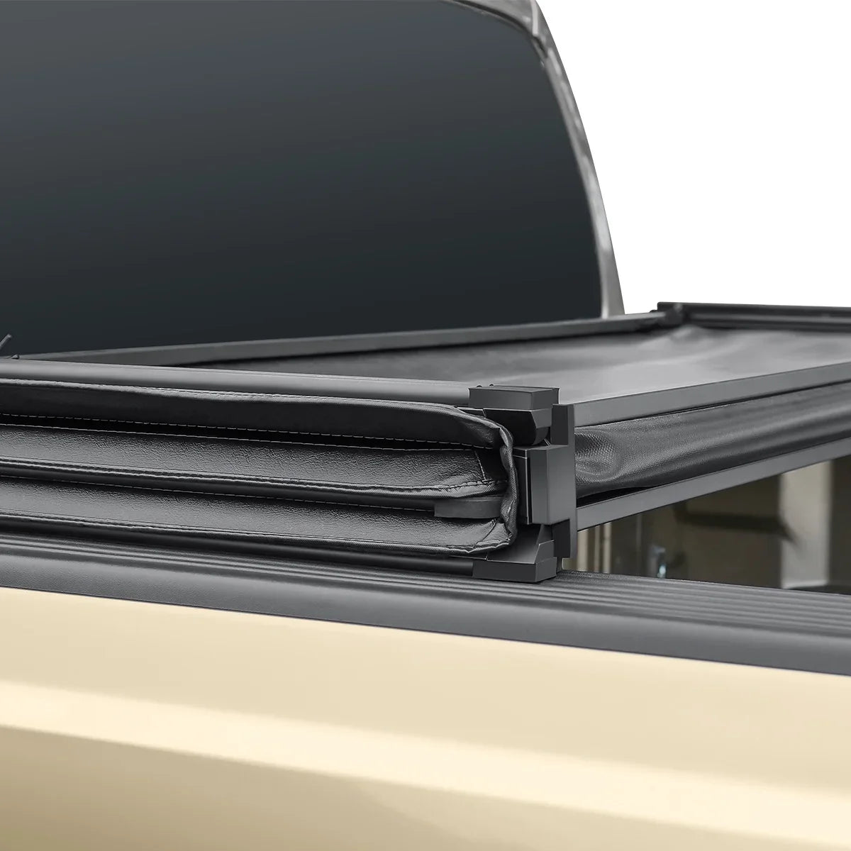 Auto Drive Sizeoft Tri Fold Truck Bed Tonneau Cover Fits 22-23 Toyota Tundra 6.5Ft Bed