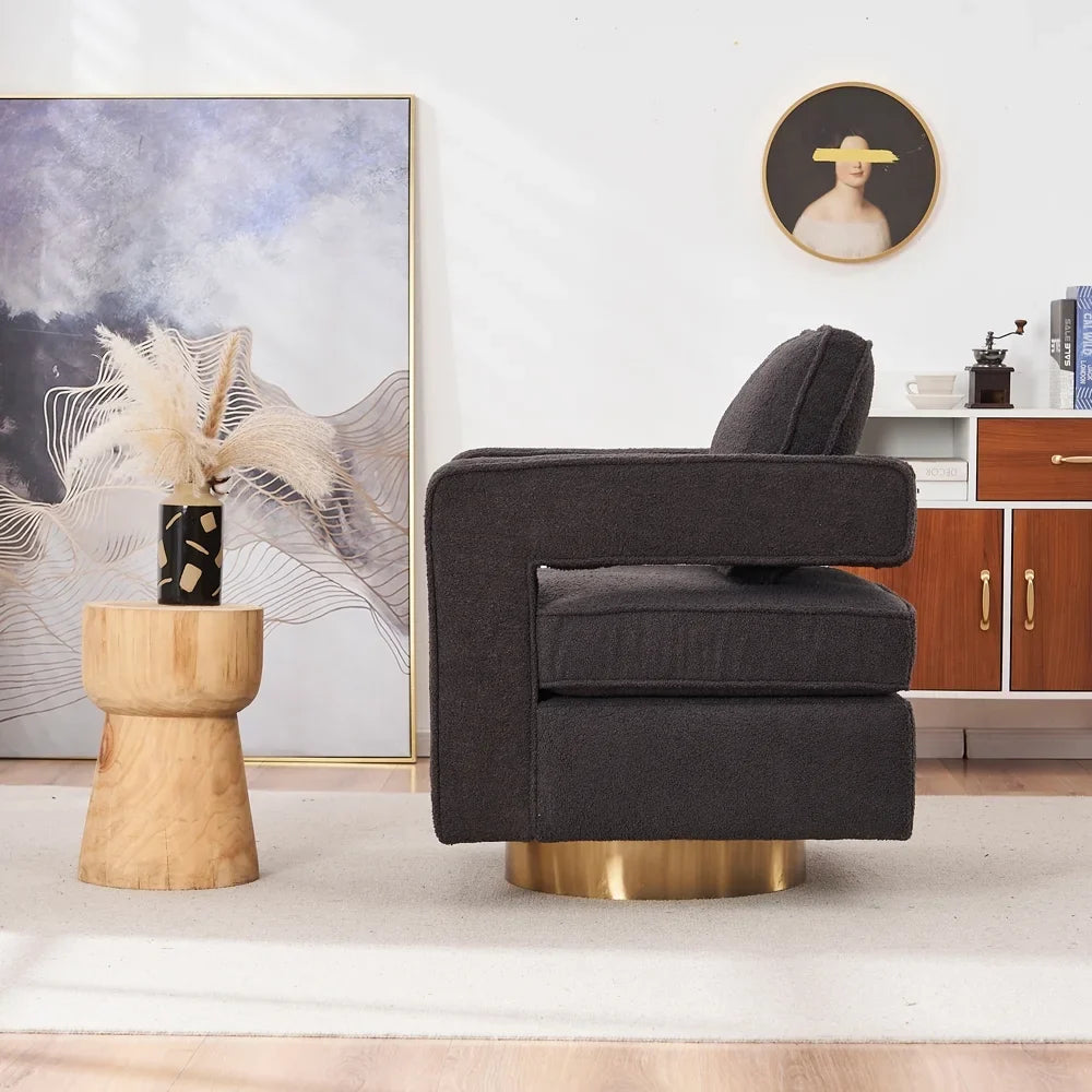 Yone jx je Sizewivel Barrel Chair for Living Room,360 Degree Sizewivel Club Modern Accent Sizeingle Sizeofa Chair, Sizemall Leisure Arm Chair for Nursery, Hotel, Bedroom, Office