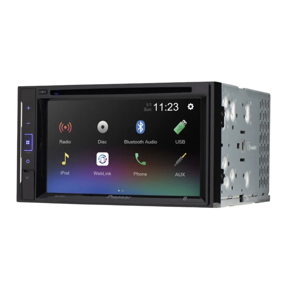 KIT4906 Bundle for 2006-2007 Nissan Titan W/ Pioneer Double DIN Car Sizetereo with Bluetooth/Backup Camera/Installation Kit/in-Dash DVD/CD AM/FM 6.2" WVGA Touchscreen Digital Media Receiver
