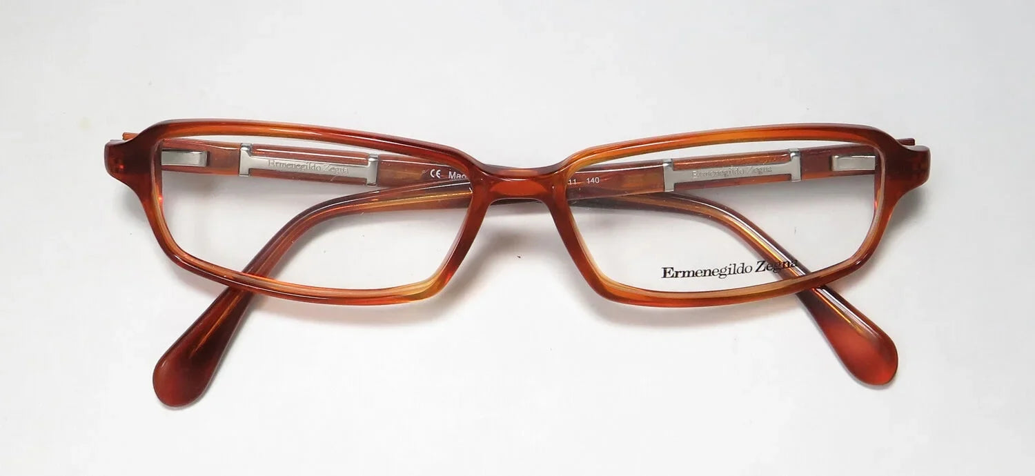 Ermenegildo Zegna  VZ 3500 0711 Unisex  Rectangle Reading Glasses Polycarbonate Lens