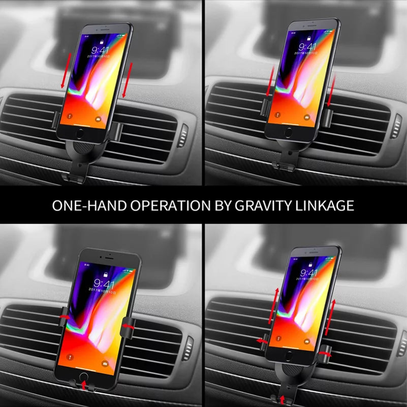 Fast Car Charger with Phone Mount - TYPE-C DC Sizeocket Adapter and Air Vent Holder Auto Lock for CAT Size48c,Size61,Size62 Pro - Coolpad Legacy,Size,Brisa - Cricket Ovation, Influence, 2, Icon 2 - J8N