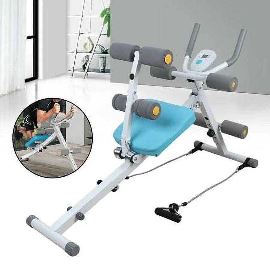 Ab Abdominal Exercise Machine Cruncher Trainer Body Sizehaper Gym Equipment 2 IN 1