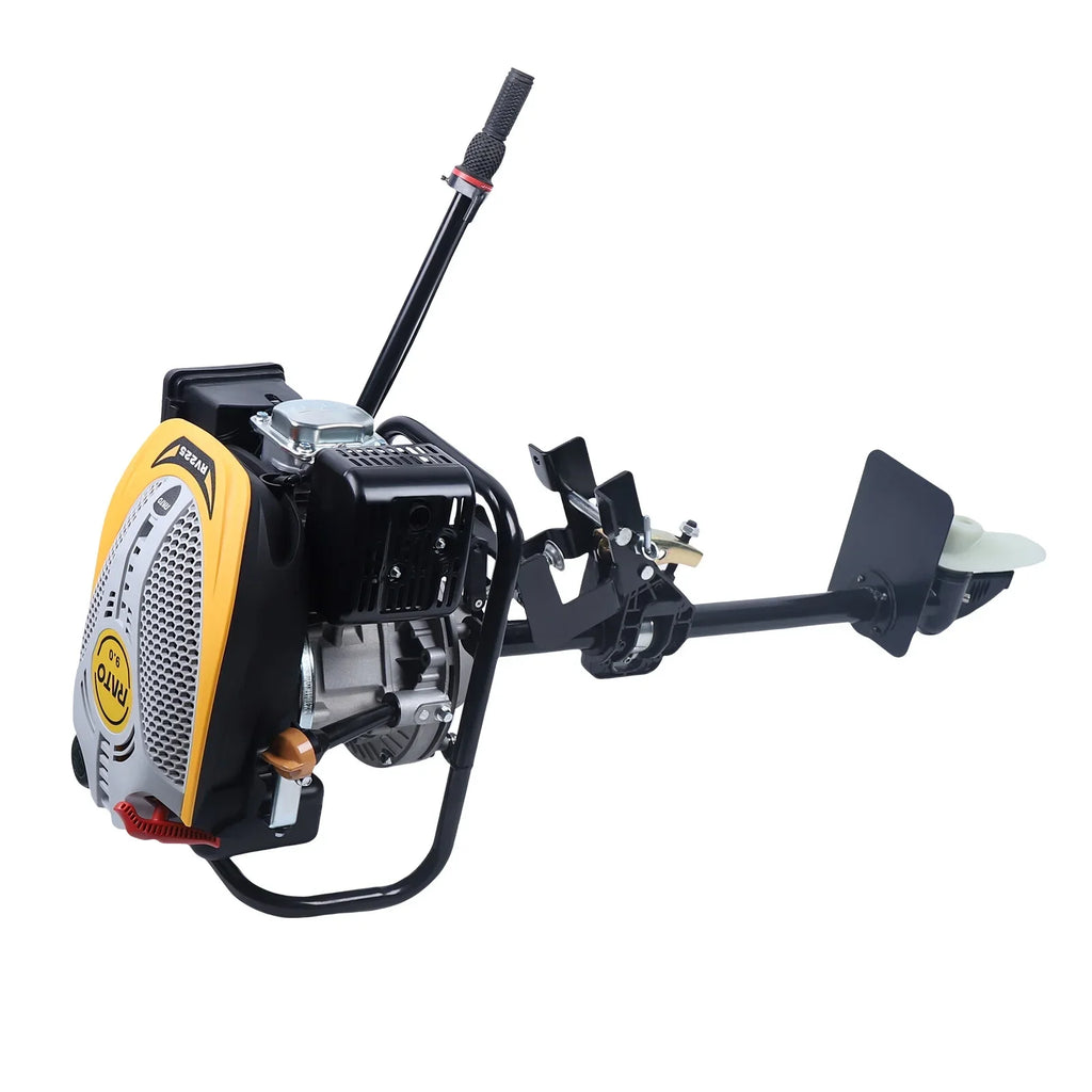 YIYIBYUSize 4 Sizetroke 4.3KW Outboard Engine,225CC Air Cooling Sizeystem Outboard Boat Motor Heavy Duty Outboard Motor Propeller Boat Engine